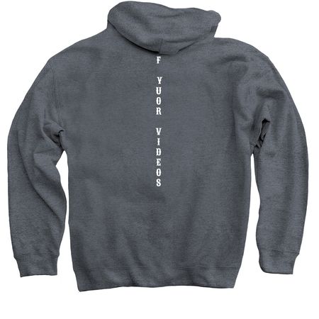 Bam f ur&nbsp; videos, a Dark Heather Pullover Hoodie