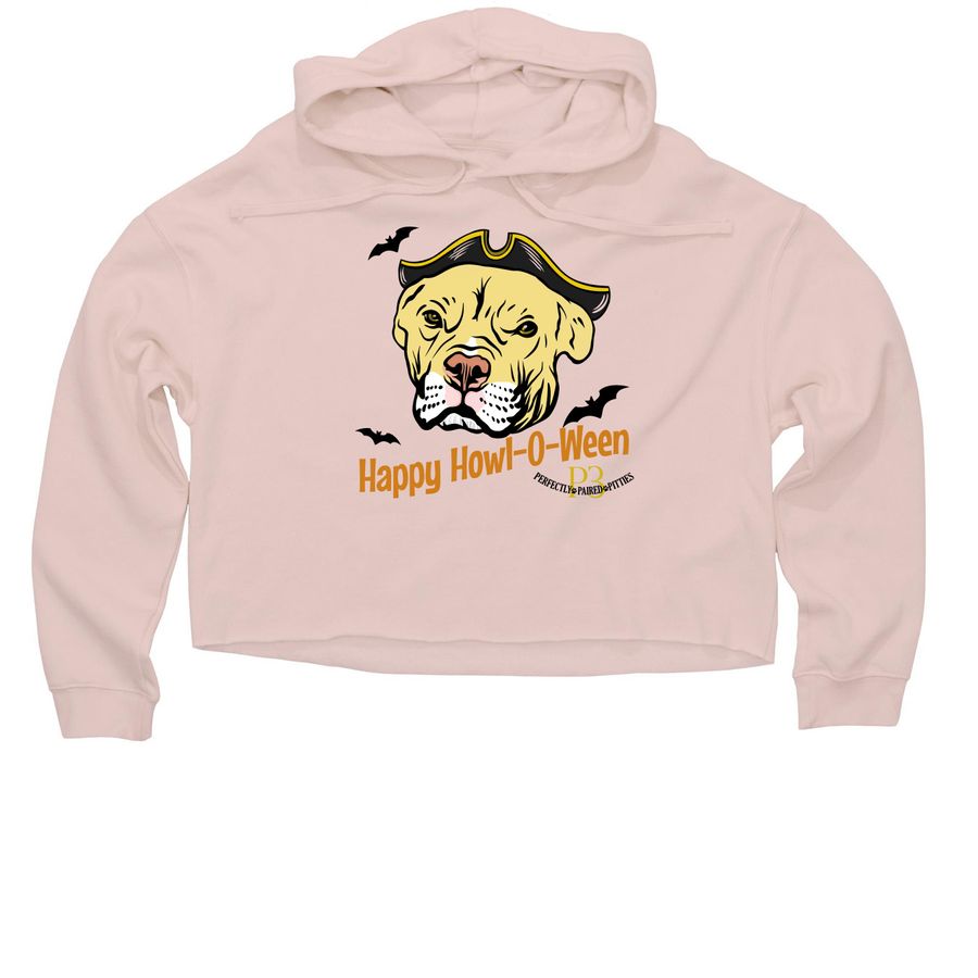 &nbsp;Happy Howl-O-Ween, a Blush Women?s Lightweight Cropped Hoodie