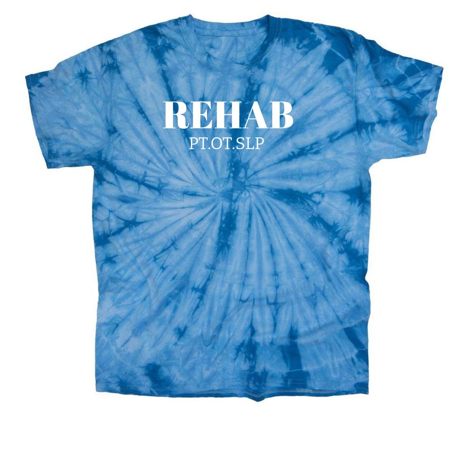 Classic Tie-Dye T-Shirts, a Baby Blue Classic Tie Dye Tee