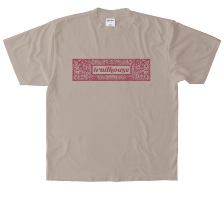 Nature Block Logo, a Oatmeal Heavyweight Garment Dye Tee