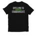 Motormorphosis - Speller, a Deep Black Allmade Organic Cotton Unisex Tee (back-view)