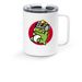 Taza "Repartiendo Experiencia", a White Stainless Steel Travel Mug