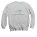 Mica's Fight, a Sport Grey Crewneck Sweatshirt (back-view)