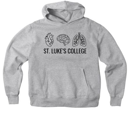 Vital Organs, a Athletic Heather Premium Heavyweight Pullover Hoodie