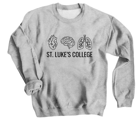 Vital Organs, a Sport Grey Crewneck Sweatshirt