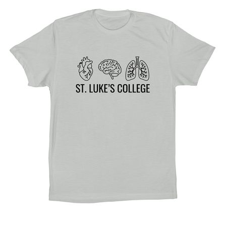 Vital Organs, a Silver Premium Cotton Tee