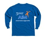 Go Further, a Royal Youth Long Sleeve Tee (back-view)