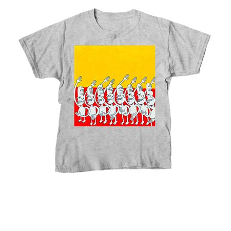 All of you saying Hello at once, a Sport Grey Youth Unisex Tee