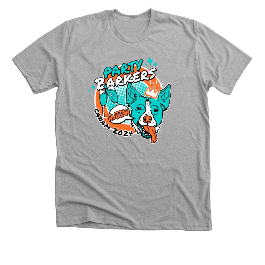 2024 CanAm Shirts, a Athletic Heather Premium Unisex Tee