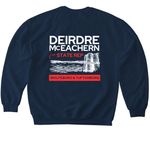 Deirdre McEachern for NH State Rep, a Navy Softstyle Crewneck Sweatshirt (back-view)