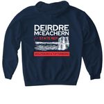 Deirdre McEachern for NH State Rep, a Navy Gildan Softstyle Pullover Hoodie (back-view)