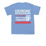 Deirdre McEachern for NH State Rep, a Carolina Blue Youth Unisex Tee (back-view)