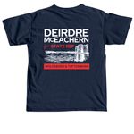 Deirdre McEachern for NH State Rep, a True Navy Comfort Colors Unisex Tee (back-view)