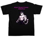 Scar FNAF Security Guard&nbsp;, a Black Comfort Colors Unisex Tee (back-view)