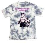 Scar FNAF Security Guard&nbsp;, a Grey Crystal Tie Dye Tee (back-view)