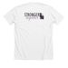 CHS Stronger Together Crisis Boarding Program, a Solid White Blend Premium Unisex Tee (back-view)