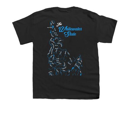 The Whitewater State, a Black Youth Unisex Tee