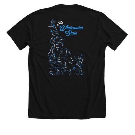 The Whitewater State, a Solid Black Blend Premium Unisex Tee