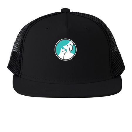 SFAS Logo Hat, a Black Printed Trucker Hat