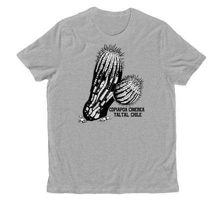 Copiapoa cinerea, a Granite Grey Heather Allmade Organic Cotton Unisex Tee