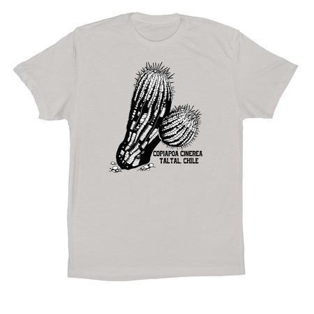 Copiapoa cinerea, a Solid Athletic Grey Premium Cotton Tee