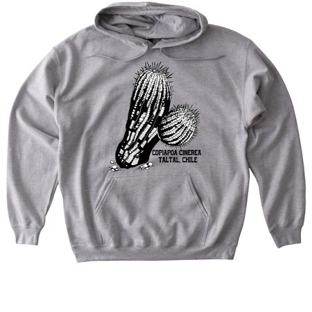 Copiapoa cinerea, a Sport Grey Gildan Softstyle Pullover Hoodie