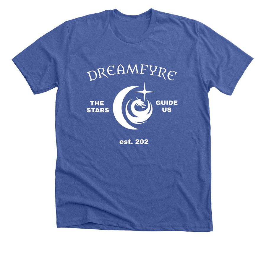 Dreamfyre Spirit Wear, a Solid True Royal Premium Unisex Tee