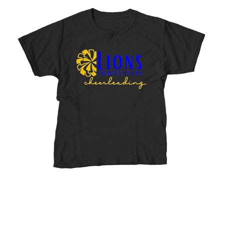 Elkhart Cheer - Competition, a Black Youth Unisex Tee