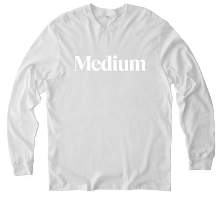 Light Mode, a Bright White Allmade Organic Cotton Long Sleeve Tee