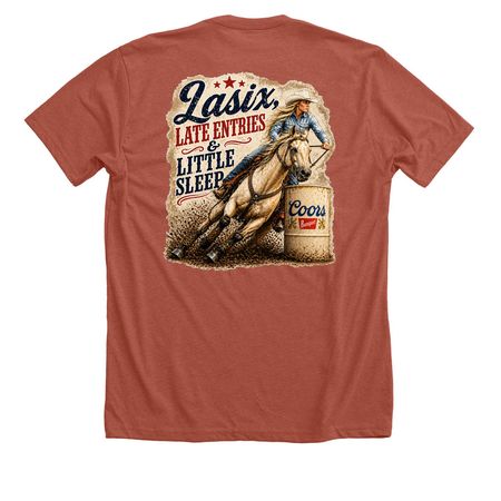 Lasix, Late Entries & Little Sleep, a Heather Clay Premium Unisex Tee