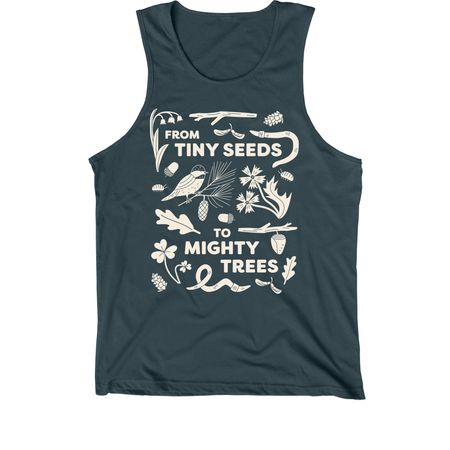 adult - tank tops!, a Dark Grey Premium Cotton Tank