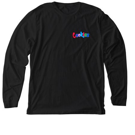 Innervision Cookies for A Cause, a Solid Black Blend Premium Long Sleeve Tee
