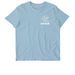 Surfboard & Shark Tooth Wave, a Sky Blue Stanley/Stella Unisex Crafter Tee