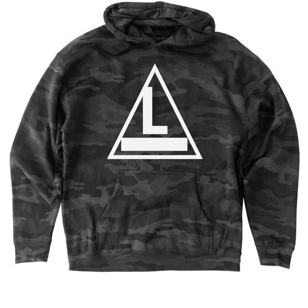 OG CLASSIC, a Black Camo Heavyweight Camo Pullover Hoodie