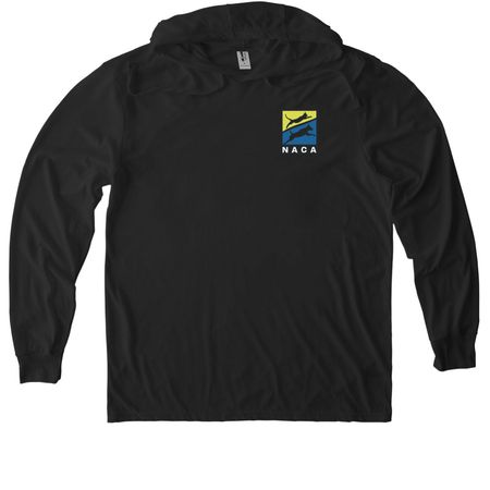 NACA Sweatshirts, a Space Black Allmade Eco Triblend Hoodie Tee