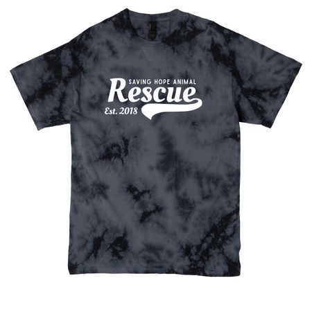 SHR Crystal TieDye, a Black Crystal Tie Dye Tee