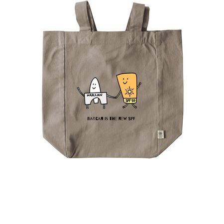 CCODP Cotton Tote: Narcan is the new SPF, a Pumice Recycled Cotton Tote Bag