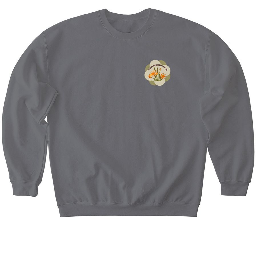 Freshwater Friends, a Charcoal Softstyle Crewneck Sweatshirt