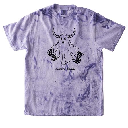 Renegade the Friendly Ghost, a Amethyst Comfort Colors Colorblast Tee