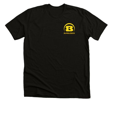 Bumblebees, a Solid Black Blend Premium Unisex Tee