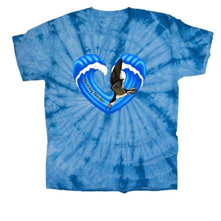 Skim this!, a Baby Blue Classic Tie Dye Tee