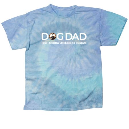 DOG DAD small dark color shirts, a Lagoon Classic Tie Dye Tee