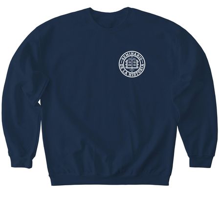 Seminary of the Story, a Navy Softstyle Crewneck Sweatshirt