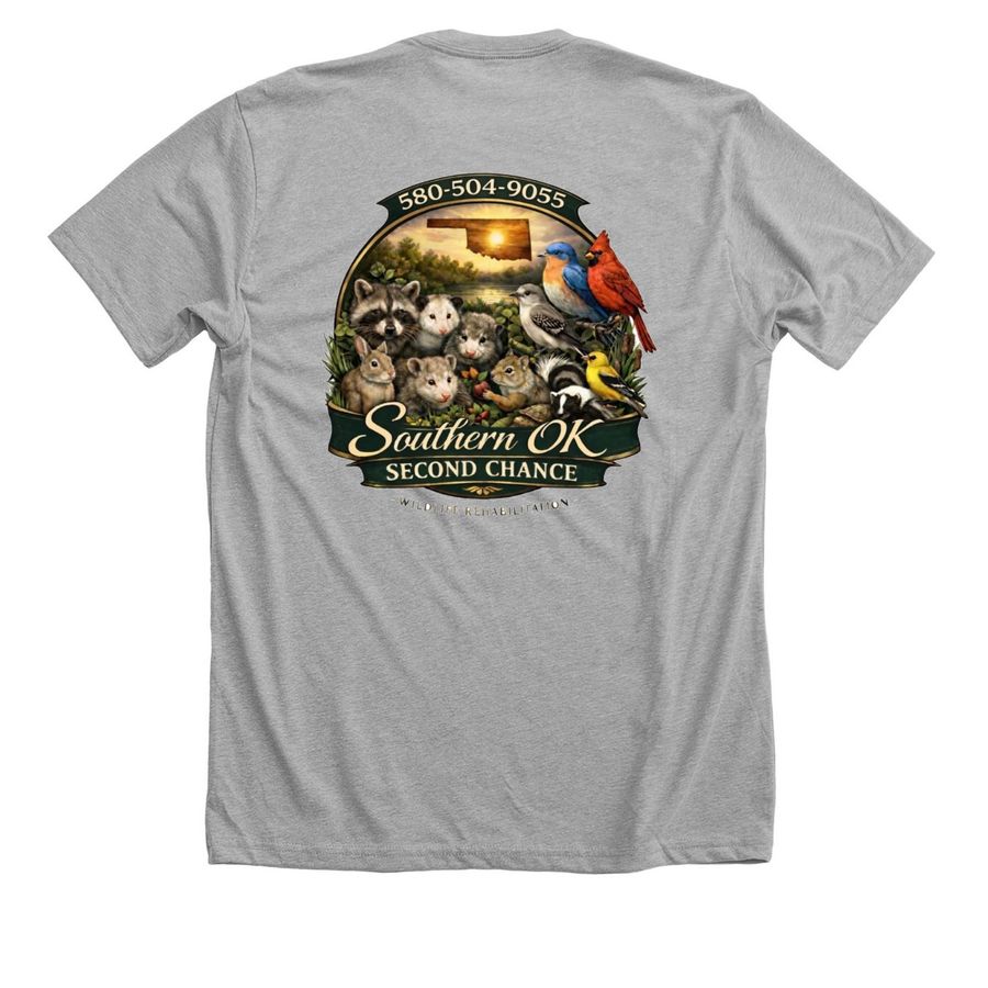 Incubator Fundraiser, a Athletic Heather Premium Unisex Tee (back-view)