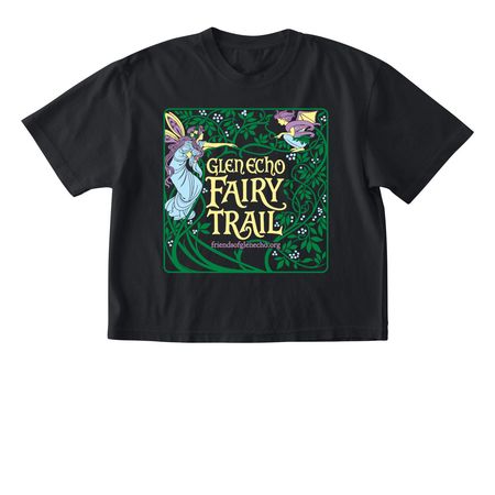 Glen Echo Fairy Trail, a Black Comfort Colors Boxy Tee