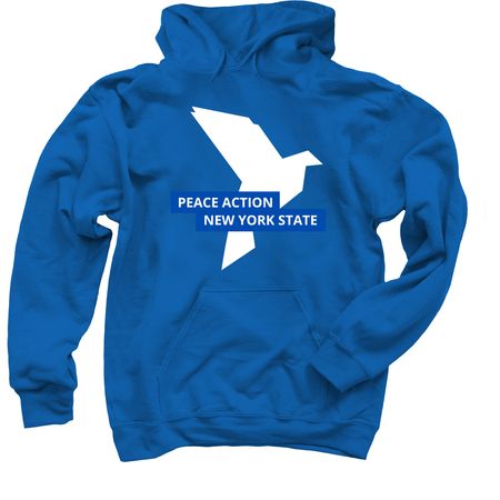 Peace Action NYS Logo Tee/Sweatshirt/Hoodie, a Royal Blue Pullover Hoodie