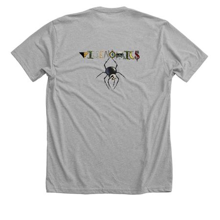 ?ON AIR: Silent Predator Protocol?, a Athletic Heather Premium Unisex Tee (back-view)