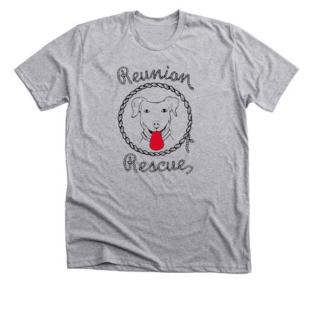 Reunion Rescue Tees and Hoodies, a Athletic Heather Premium Unisex Tee