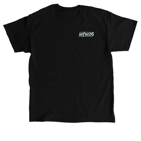 WFW '26 Commemorative Tees & Hoodies, a Black Classic Unisex Tee