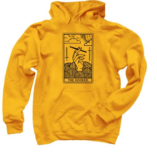 The Hooker Outline Edition Gold Hoodie
